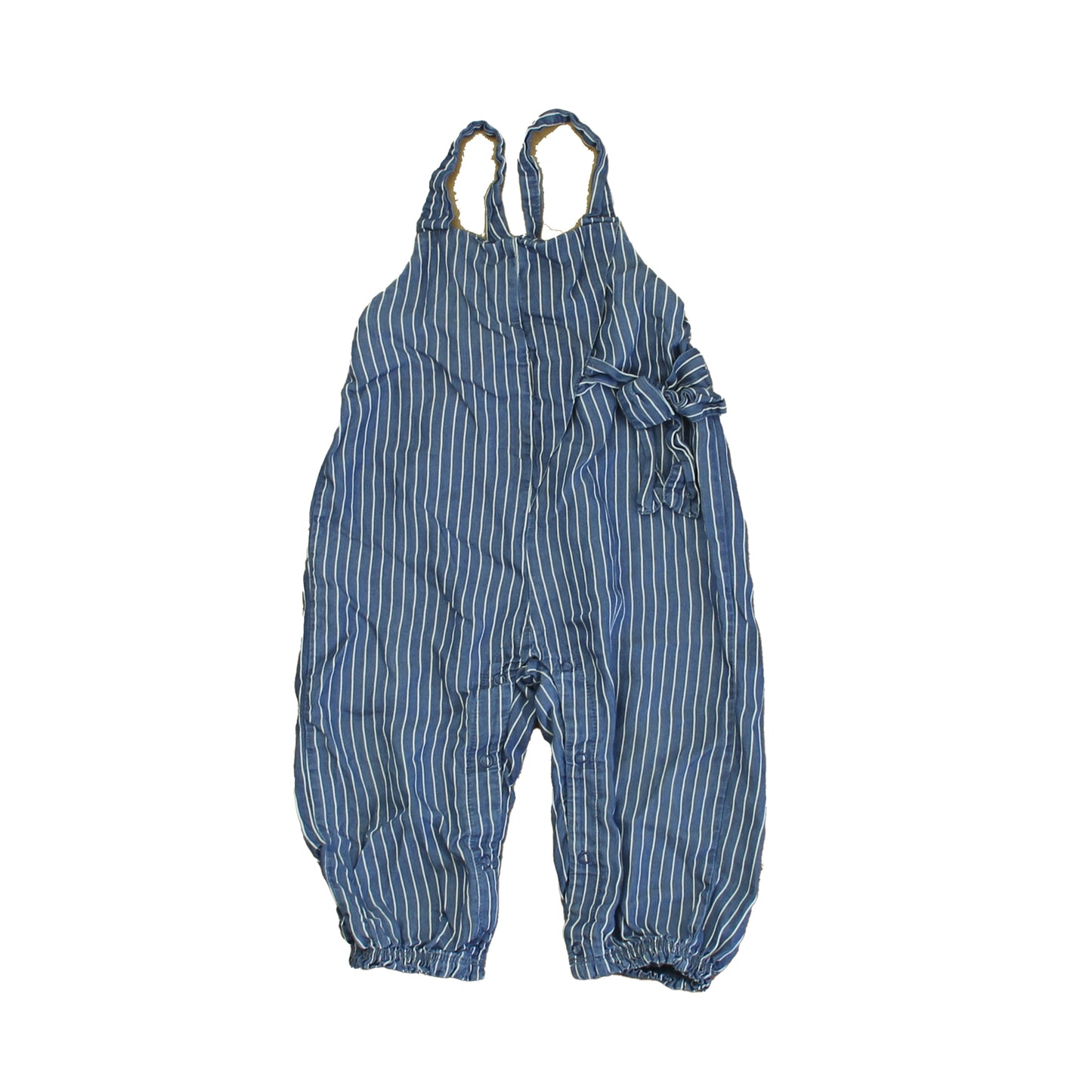 Habitual Girls Blue | White Romper Size: 12 Months Blue | White