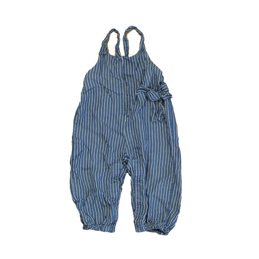 Habitual Girls Blue | White Romper Size: 12 Months Blue | White