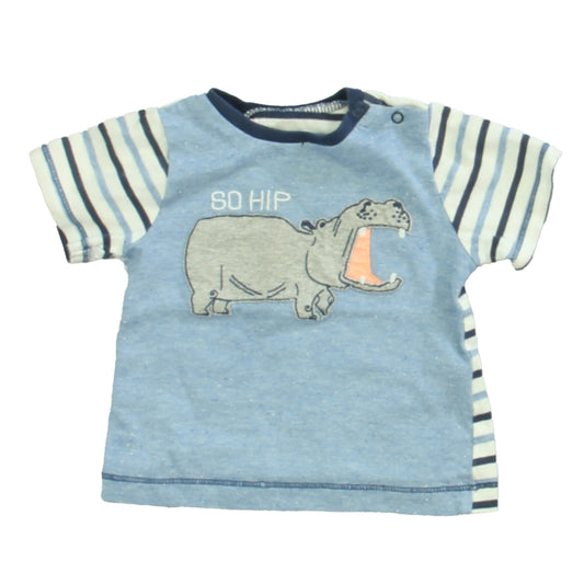 Hatley Boys Blue | White T-Shirt Size: 3-6 Months Blue | White