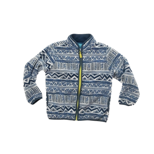 Denim Bay Unisex Blue | White Fleece Size: 5T Blue | White