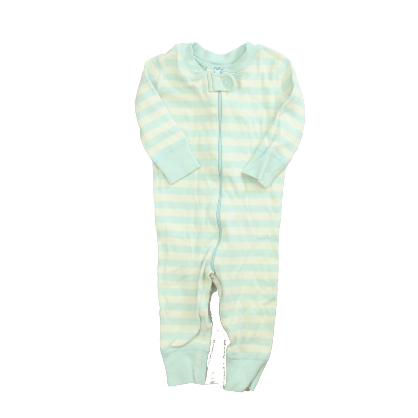 Hanna Andersson Boys Blue | White 1-piece Non-footed Pajamas Size: 6-9 Months Blue | White