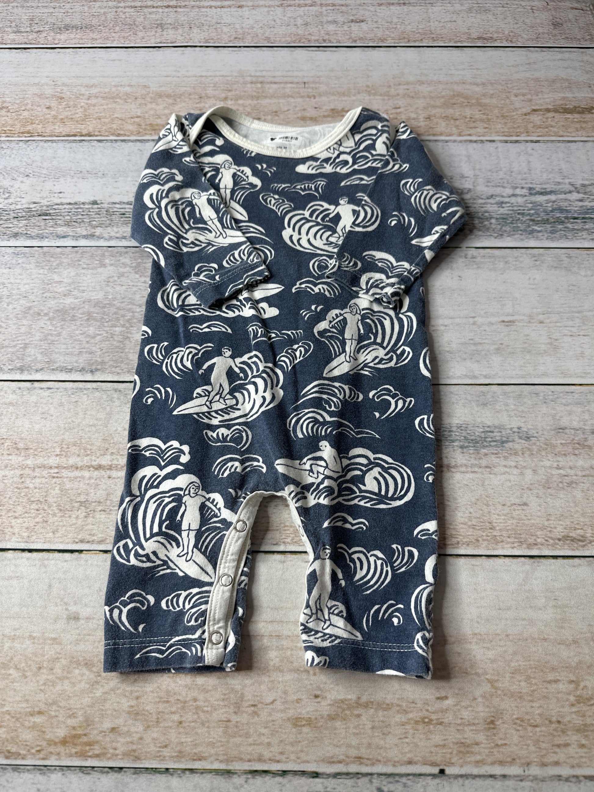 Winter Water Factory Boys Blue | White Long Sleeve Outfit Size: 3 months Blue | White