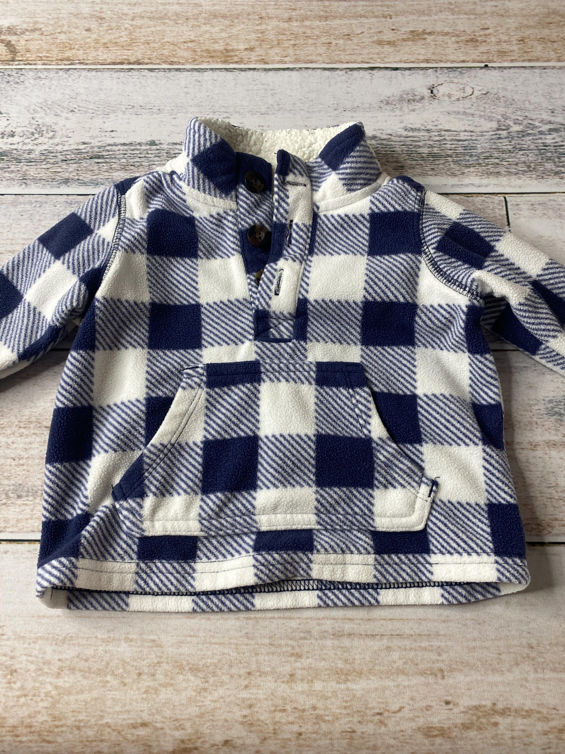 Carters Boys Blue | White Sweater Size: 3 months Blue | White