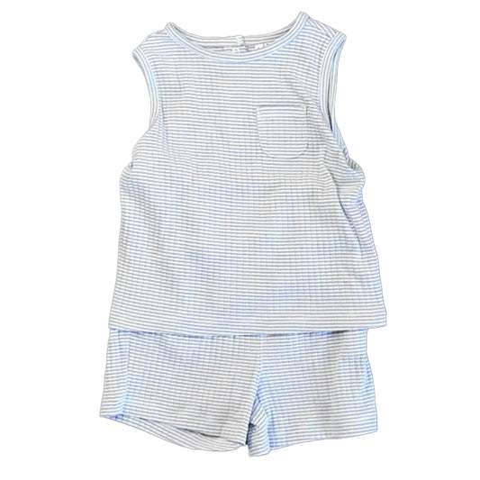 Janie and Jack Girls Blue | White Apparel Sets Size: 18-24 Months Blue | White