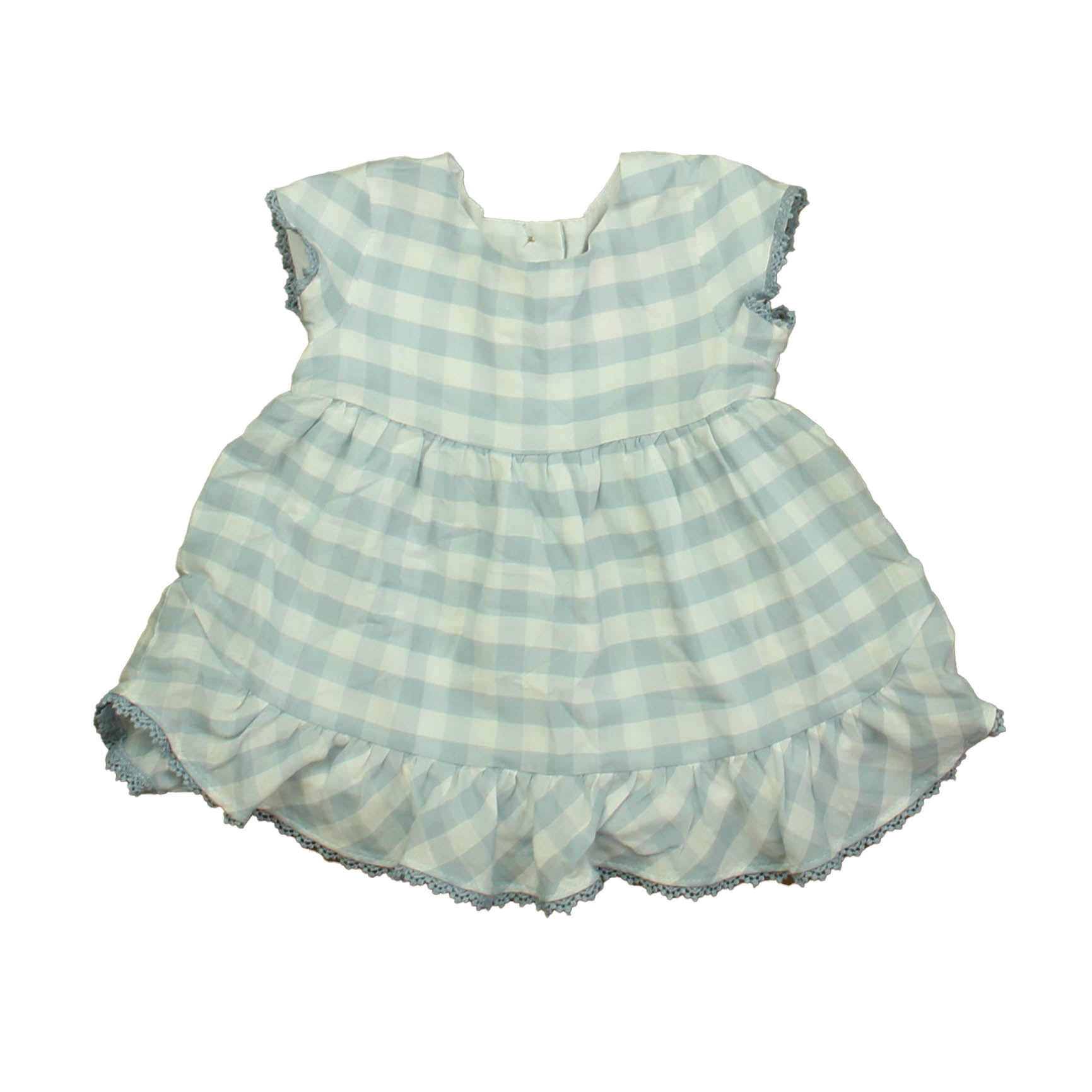 Tommy Bahama Girls Blue | White Dress Size: 12 Months Blue | White