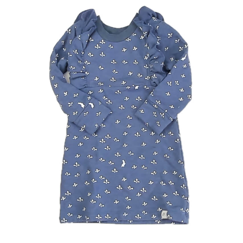 Lulu + Roo Girls Blue | White Dress Size: 2T Blue | White