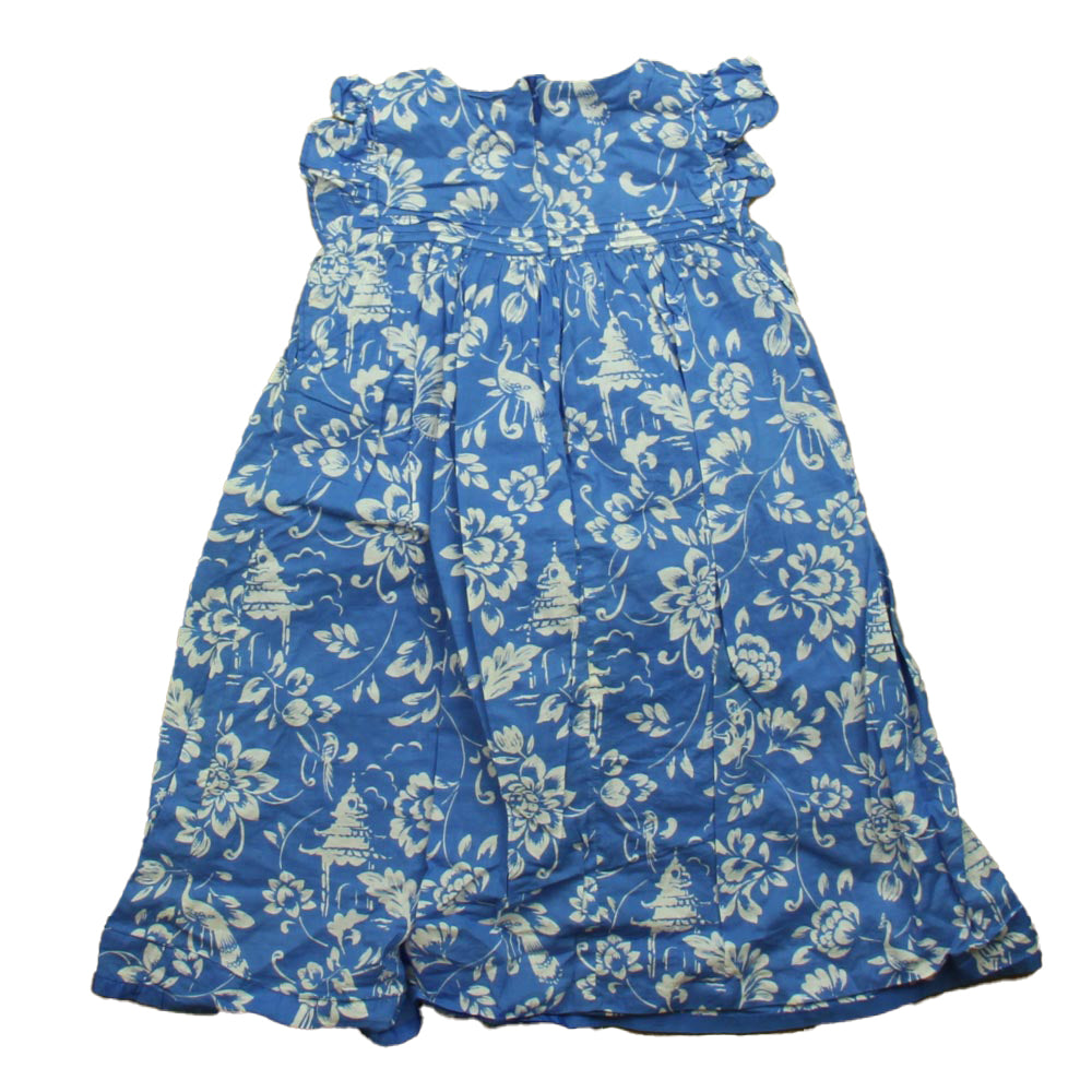 Tea Girls Blue | White Dress Size: 2T Blue | White