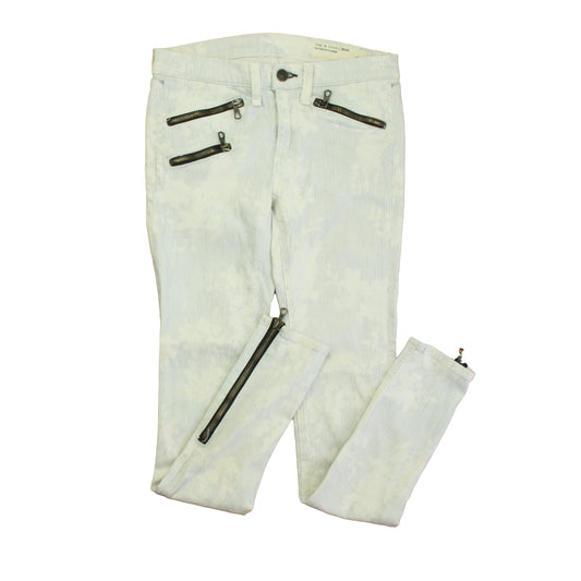 Rag and Bone Girls Blue | White Jeans Size: Junior 25 Blue | White