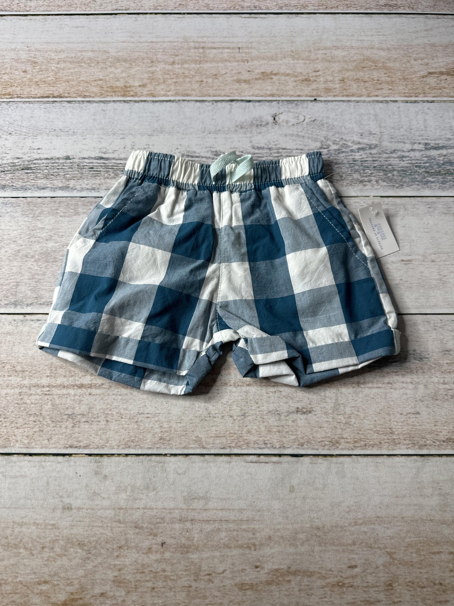 Rockets of Awesome Boys Blue | White Shorts Size: 6-12 months Blue | White