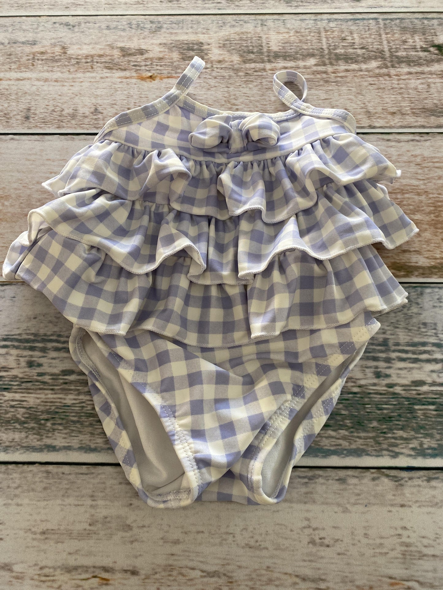 Janie and Jack Girls Blue | White Swimwear Size: 6-12 months Blue | White