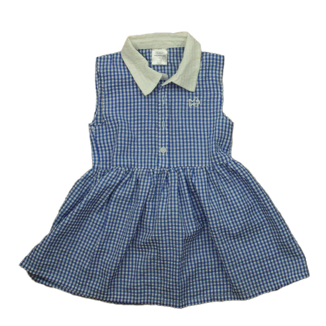 Prodah Girls Blue | White Dress Size: 4T Blue | White