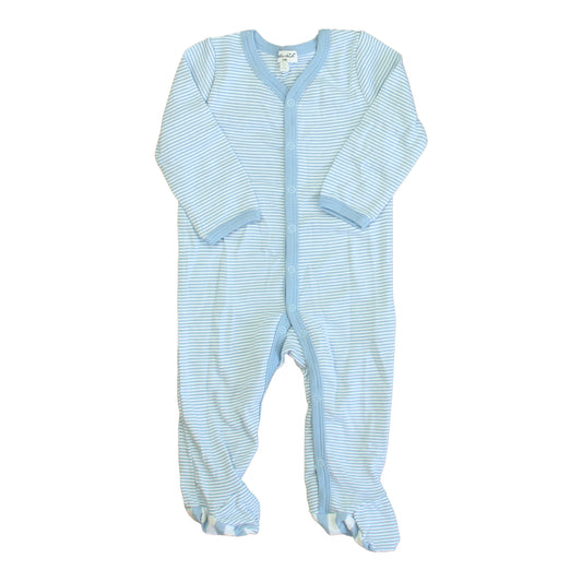 Spendid Boys Blue | White 1-piece footed Pajamas Size: 3-6 Months Blue | White