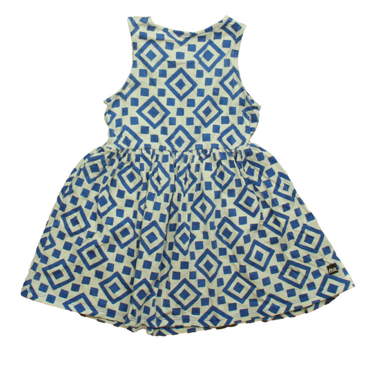 Tea Girls Blue | White Dress Size: 4T Blue | White