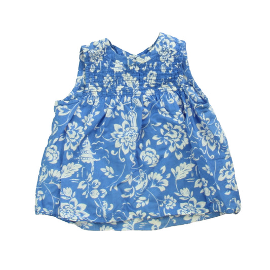 Tea Girls Blue | White Blouse Size: 2T