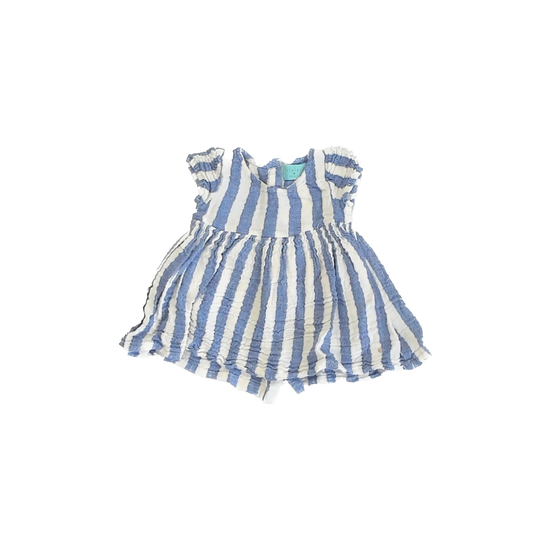 lula land Girls Blue | White Dress Size: 2T Blue | White