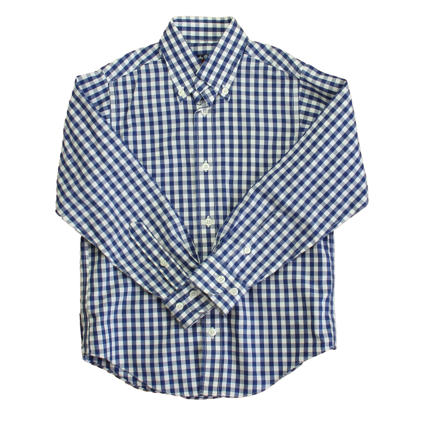 Brooks Brothers Boys Blue | White Button Down Long Sleeve Size: 4-6 Years