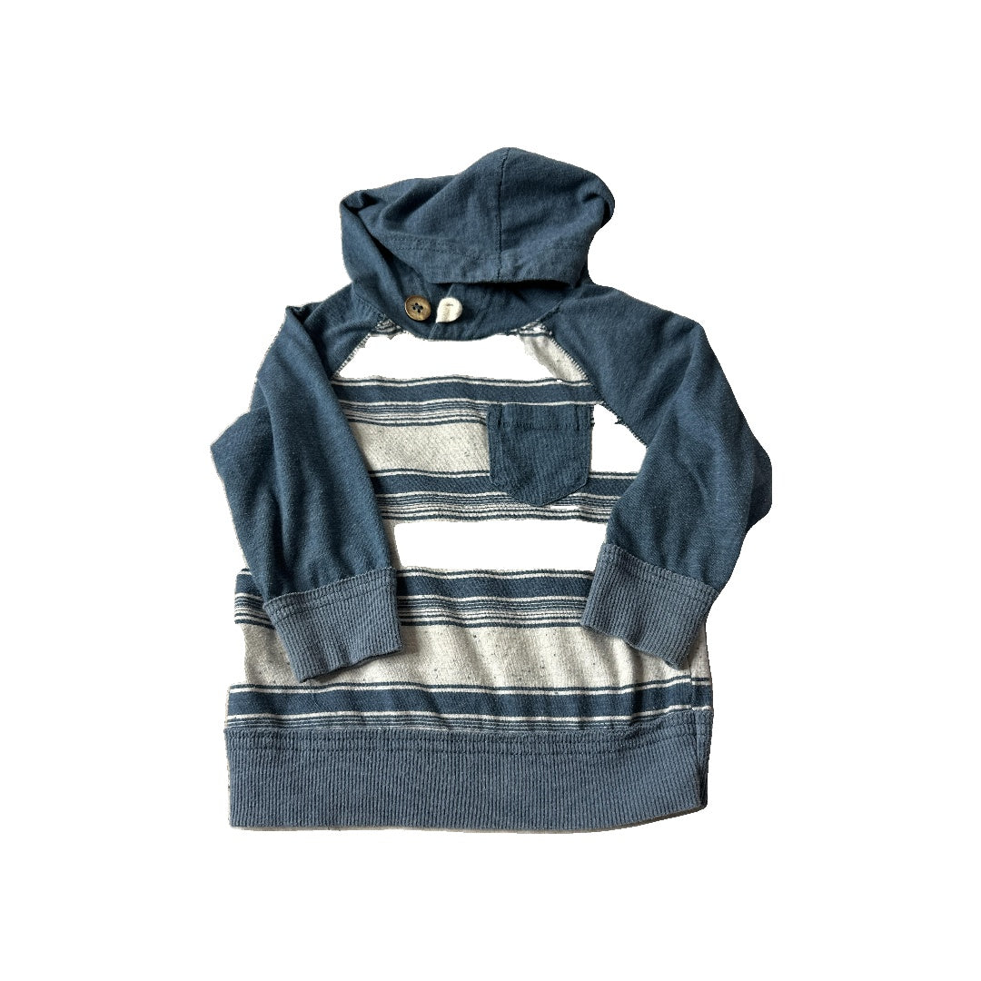 OshKosh Boys Blue | White Long Sleeve Shirt Size: 18 months Blue | White