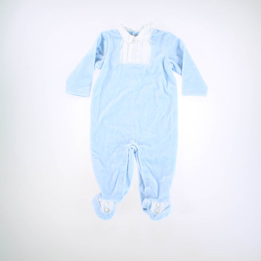 Janie and Jack Boys Blue | White Long Sleeve Outfit Size: 6-9 Months Blue | White