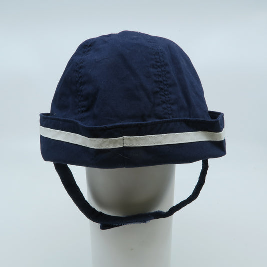 Janie and Jack Boys Blue | White Hat Size: 0-3 Months Blue | White