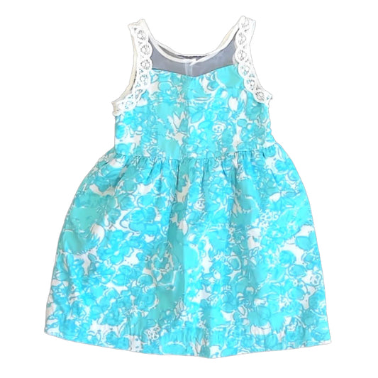 Lilly Pulitzer Girls Blue | White Dress Size: 5T Blue | White