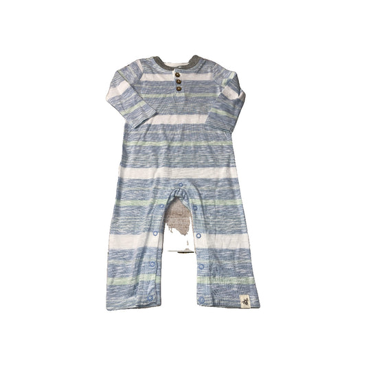 Burt's Bees Boys Blue | White Long Sleeve Outfit Size: 3-6 months Blue | White