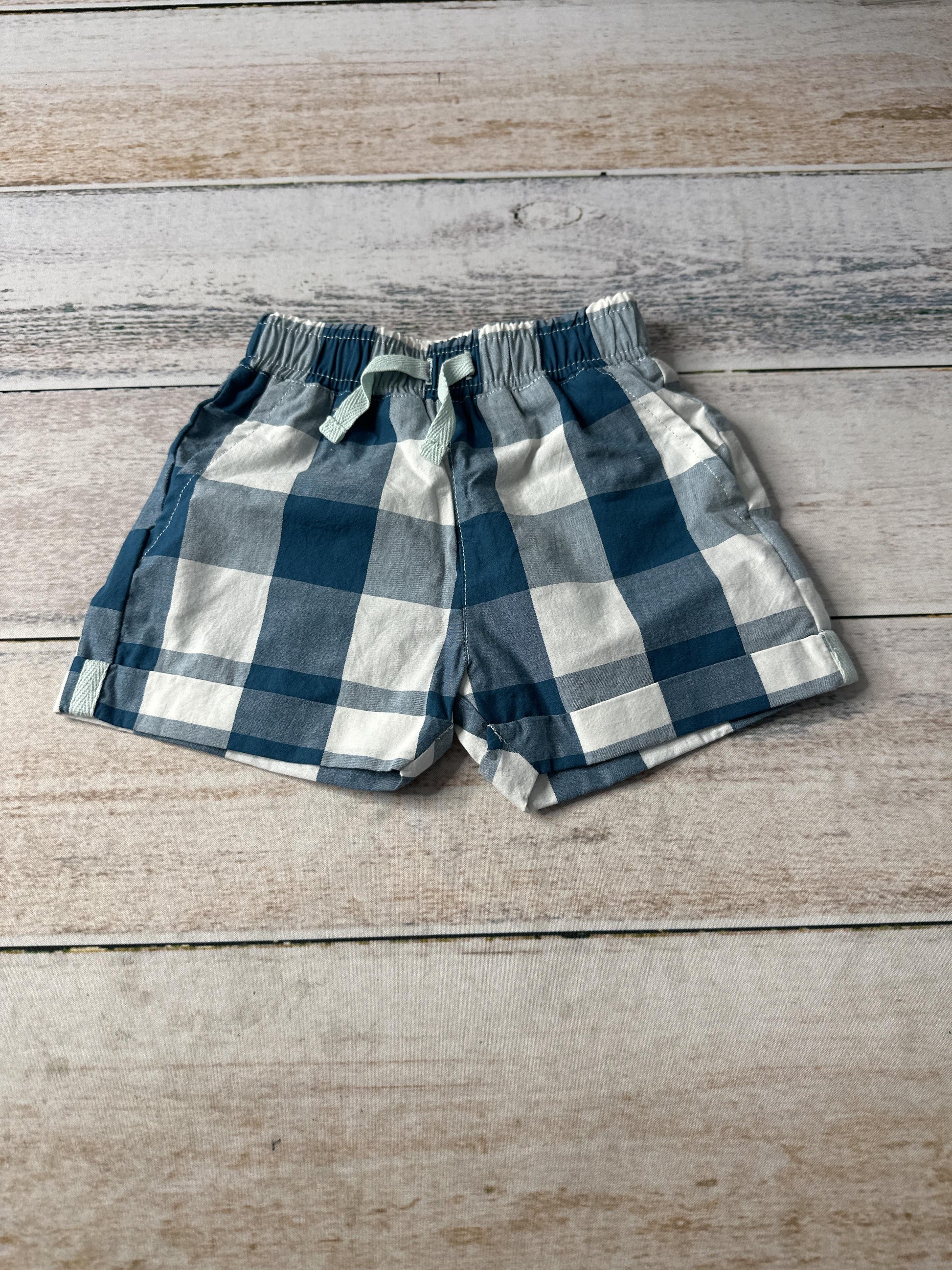 Rockets of Awesome Boys Blue | White Shorts Size: 3-6 months Blue | White