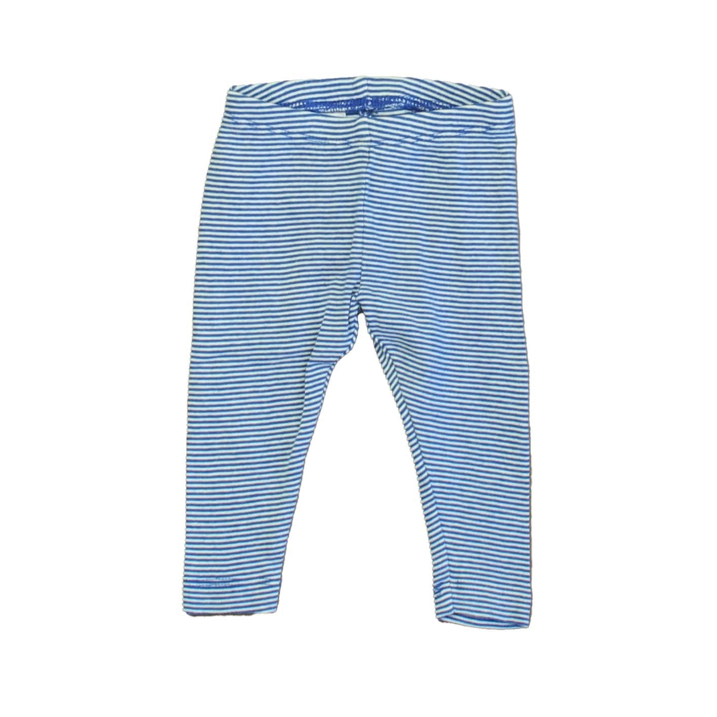 Tea Girls Blue | White Leggings Size: 3-6 Months Blue | White