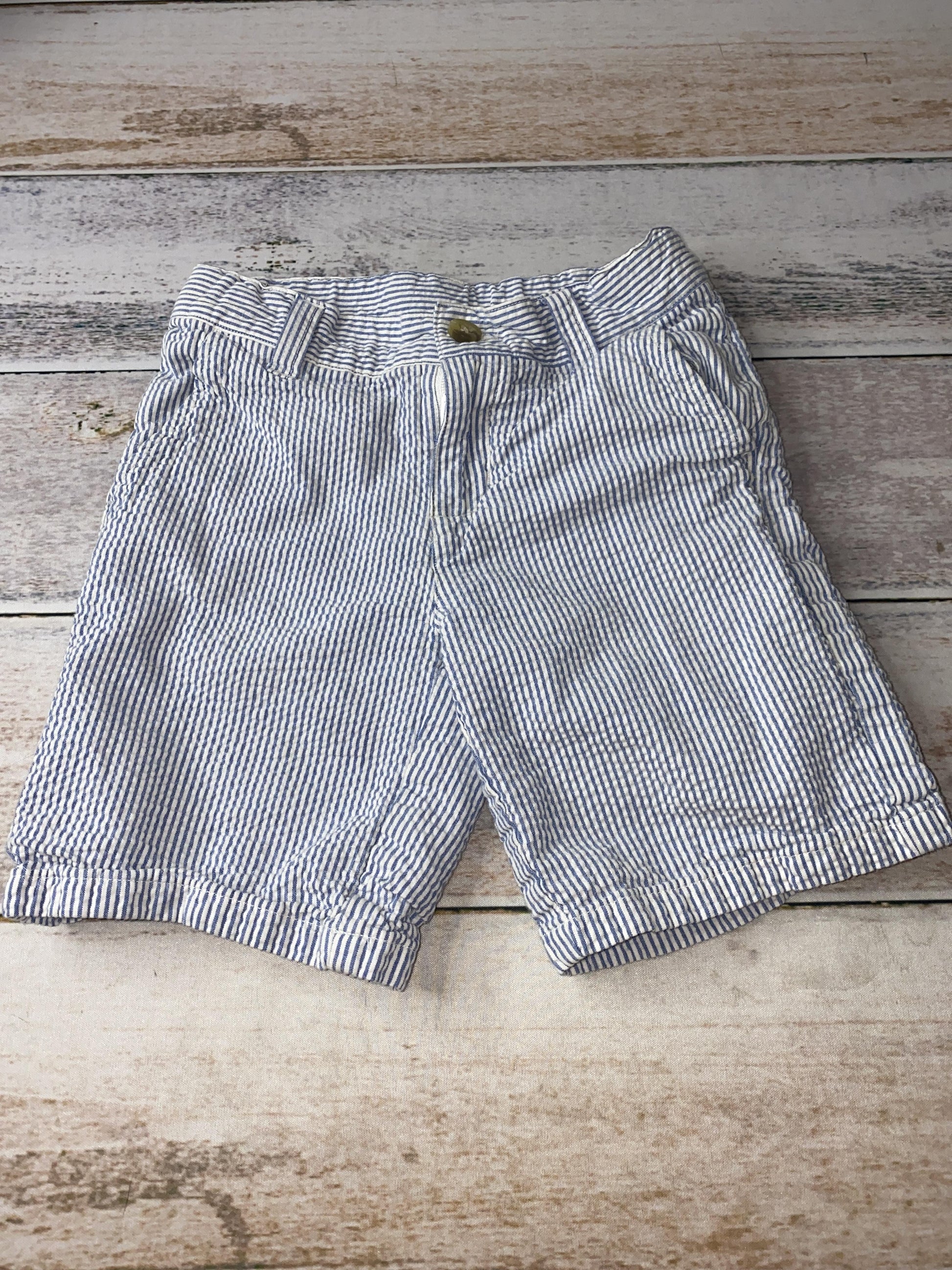 Janie and Jack Boys Blue | White Shorts Size: 4T Blue | White