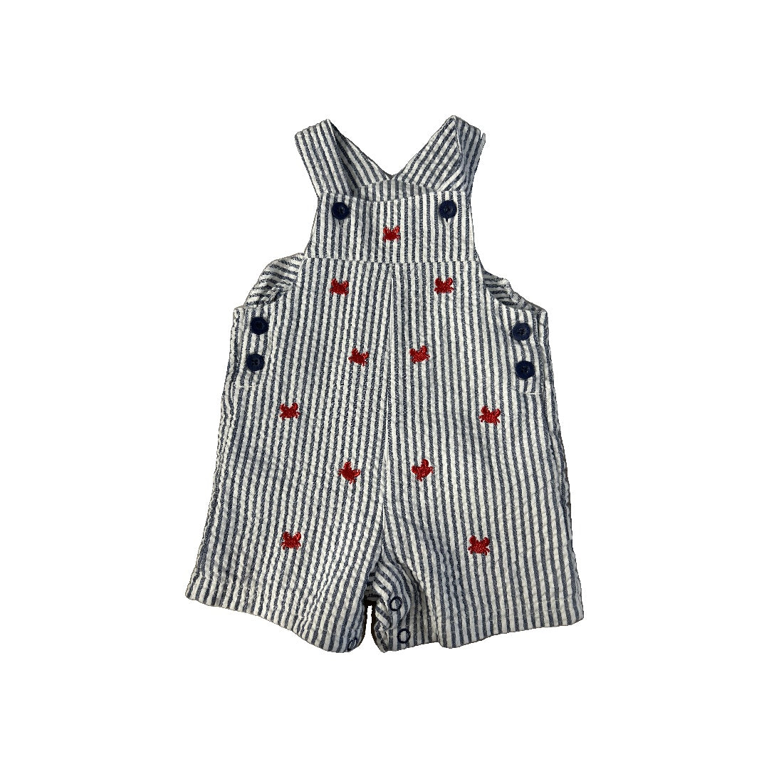 Unisex Blue | White Overalls Size: 9 months Blue | White