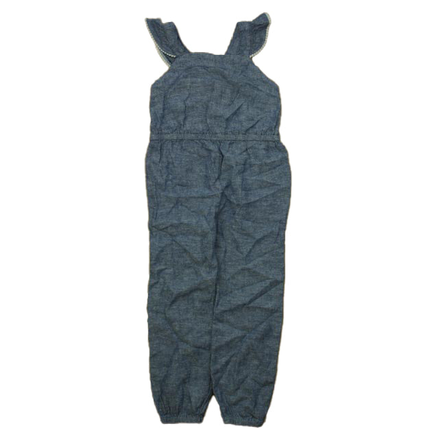 Old Navy Girls Blue | White Romper Size: 5T