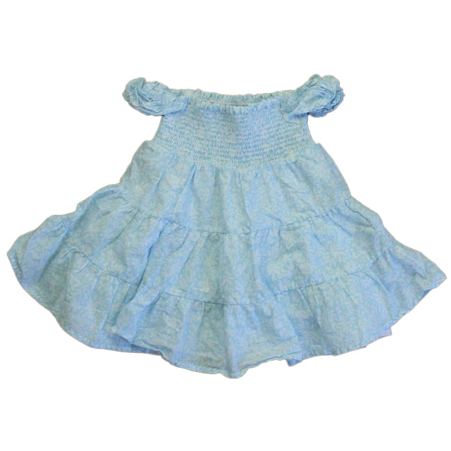 Joie Girls Blue | White Dress Size: 12 Months Blue | White