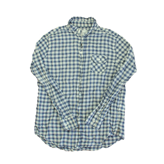 Marie Chantal Boys Blue | White Button Down Long Sleeve Size: 12 Years