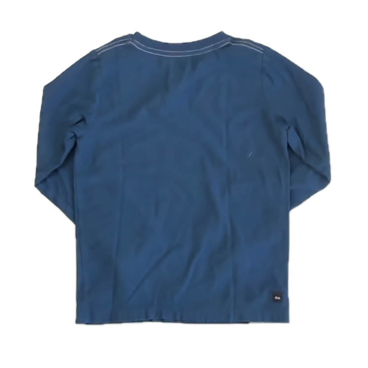 Tea Collection Boys Blue Wolves Long Sleeve T-Shirt Size: 6 Years Blue Wolves