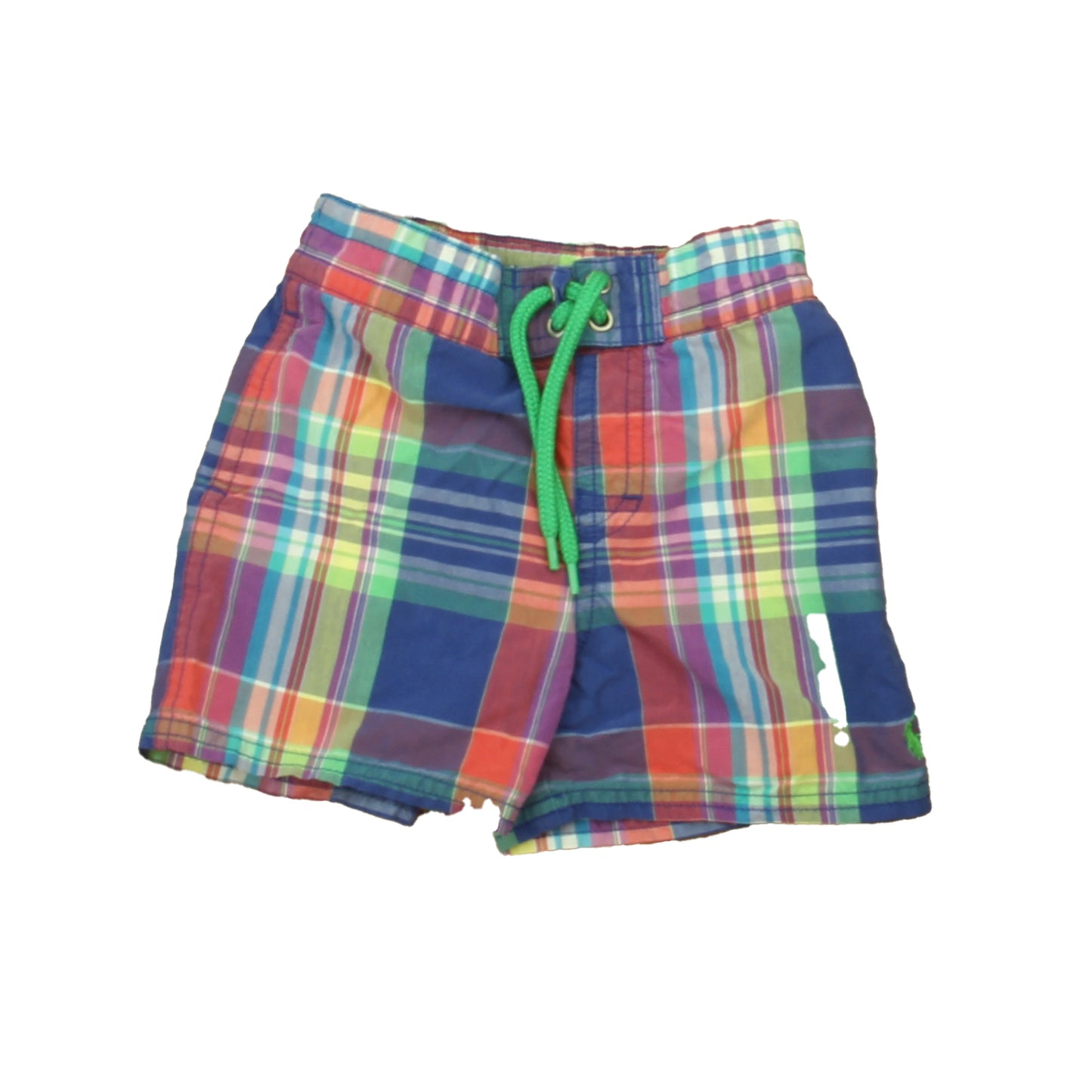 Ralph Lauren Boys Blue | Yellow | Green Plaid Trunks Size: 18 Months Blue | Yellow | Green Plaid