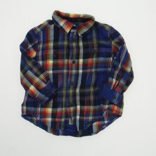 Ralph Lauren Boys Blue | Yellow | Red Button Down Long Sleeve Size: 12 Months Blue | Yellow | Red