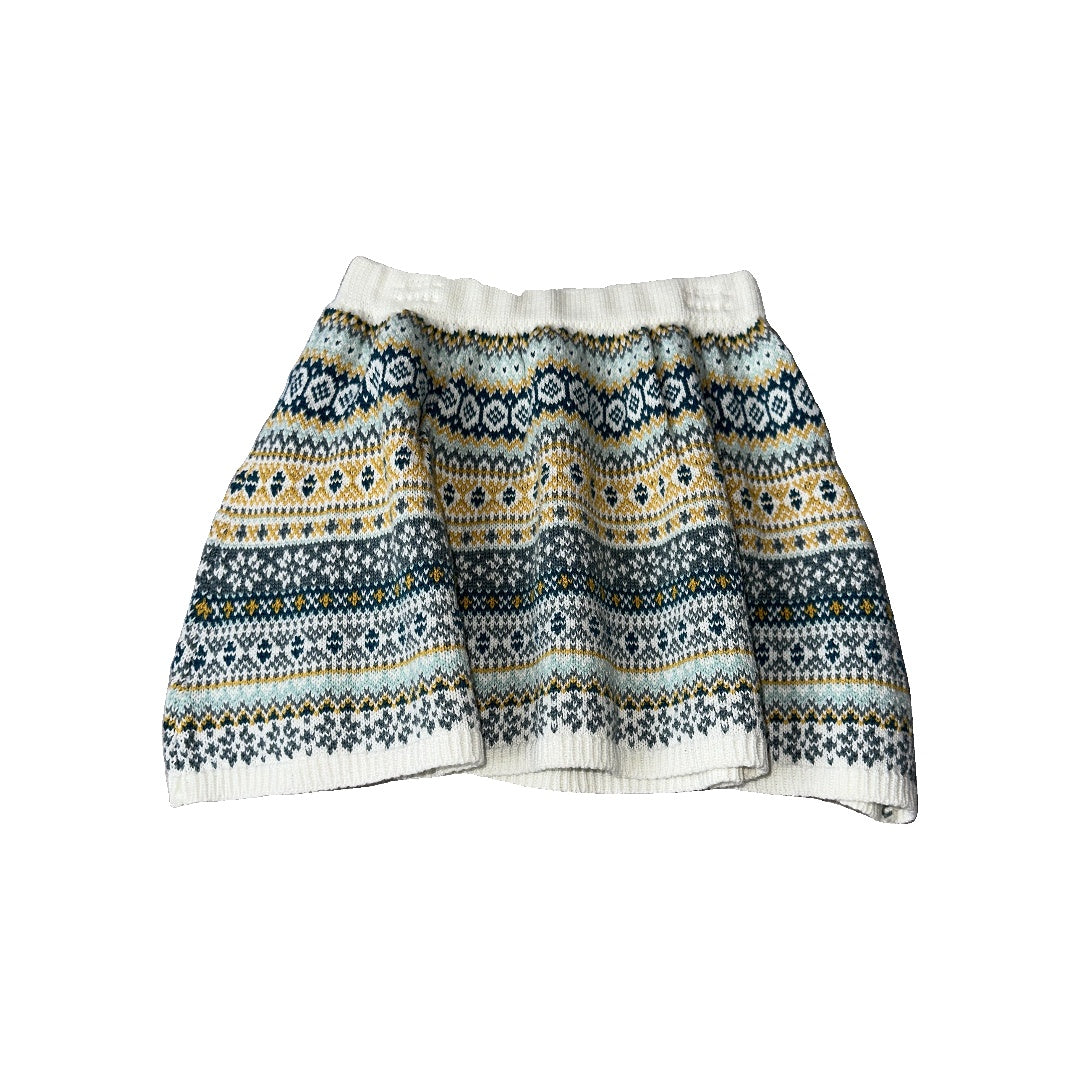 Isaac Mizrahi Girls Blue | Yellow | White Skirt Size: 2T Blue | Yellow | White