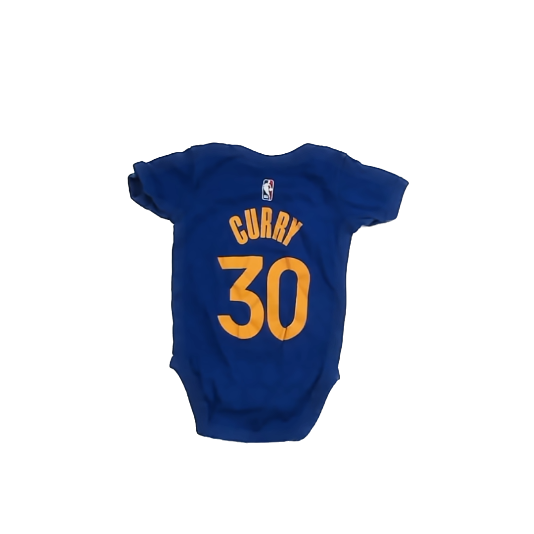 Golden State Warriors Unisex Blue | Yellow Sports Jersey Size: 3-6 Months Blue | Yellow