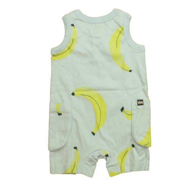 Tea Boys Blue | Yellow Romper Size: 3-6 Months