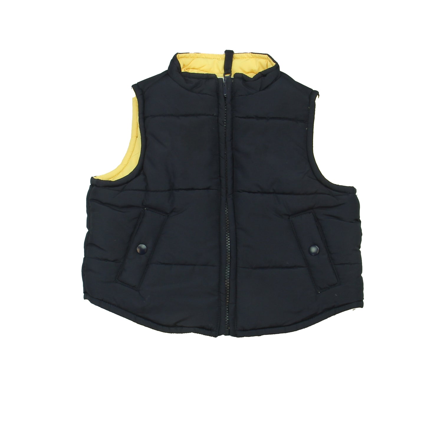 Janie and Jack Boys Blue | Yellow Vest Size: 12-18 Months