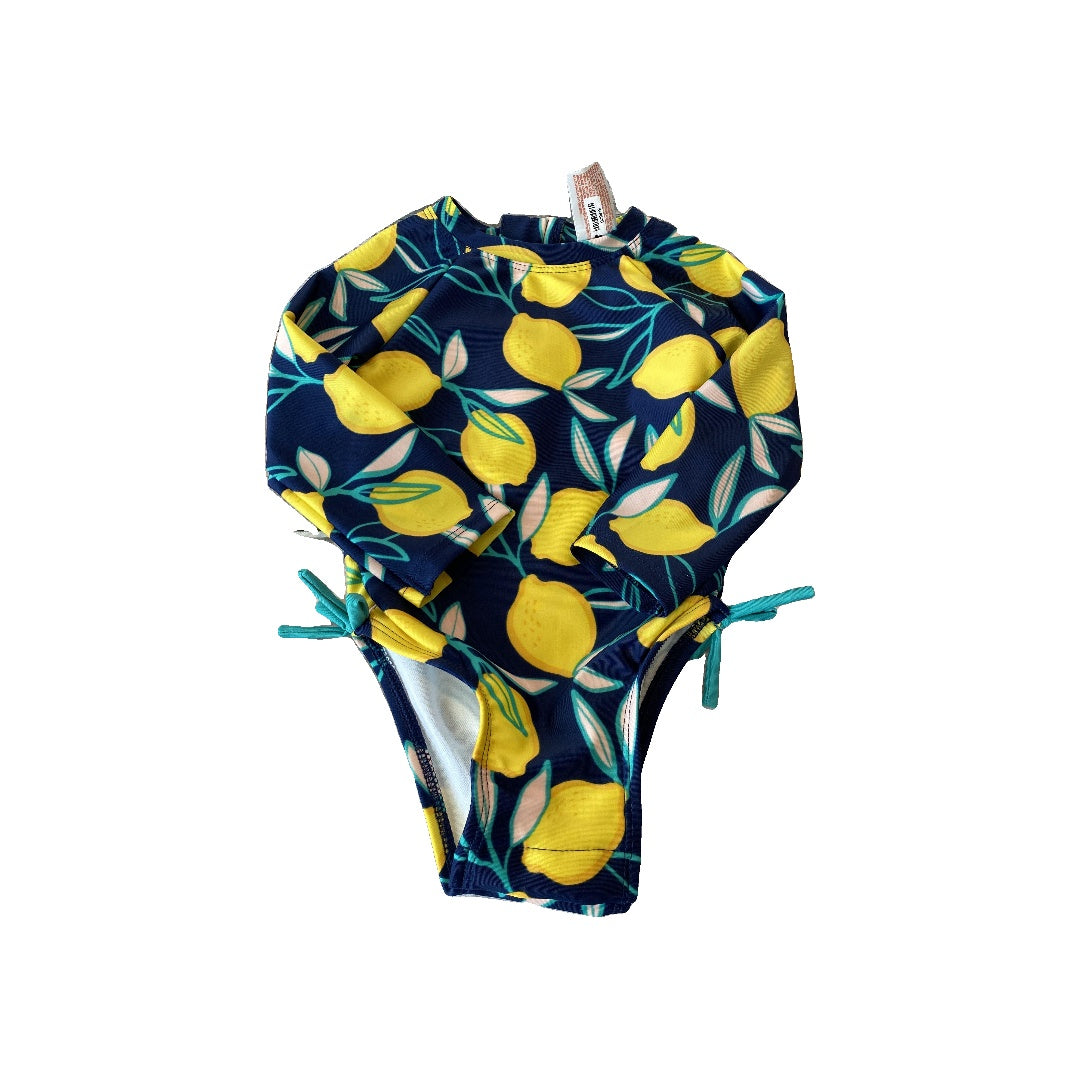 Cat & Jack Girls Blue | Yellow Swimwear Size: 12 months Blue | Yellow