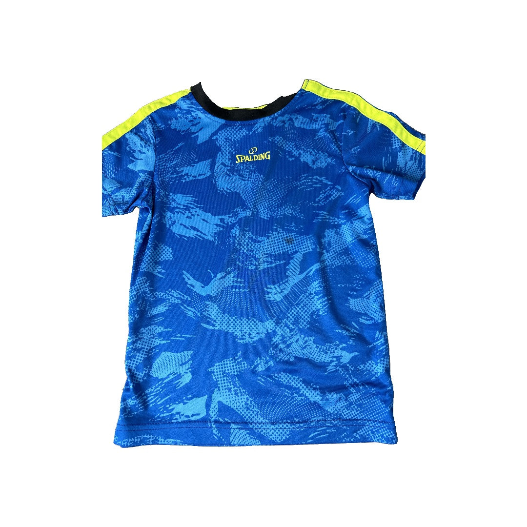 Boys Blue | Yellow Short Sleeve Shirt Size: 4T Blue | Yellow