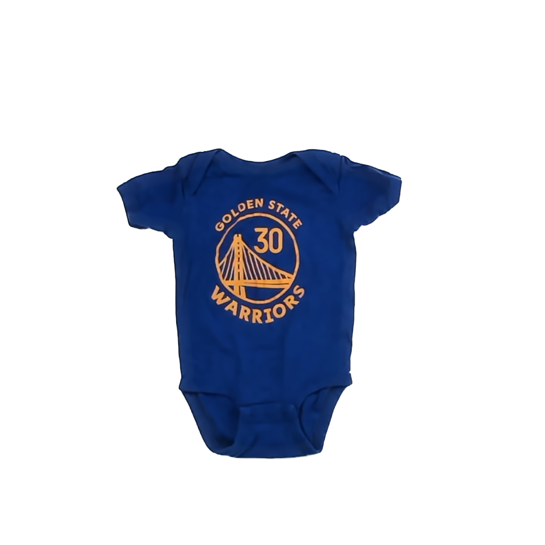 Golden State Warriors Unisex Blue | Yellow Sports Jersey Size: 3-6 Months Blue | Yellow