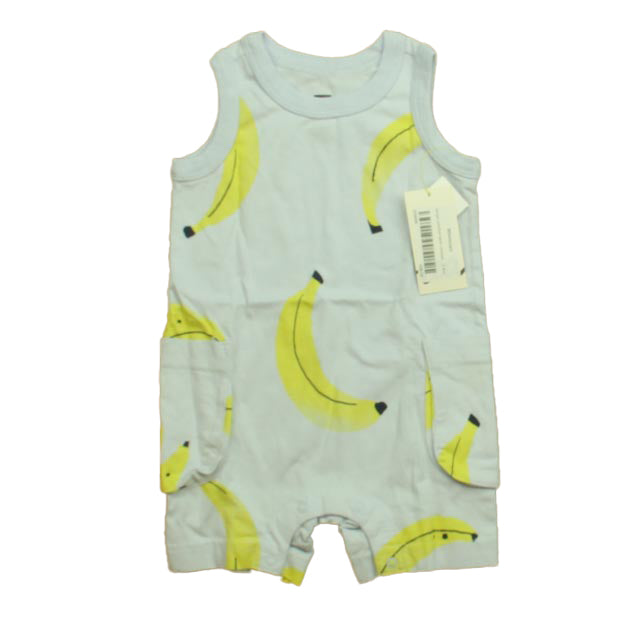 Tea Boys Blue | Yellow Romper Size: 3-6 Months