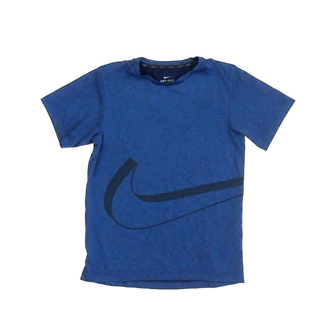 Nike Boys Blue Athletic Top Size: YM 10-12 Years Blue