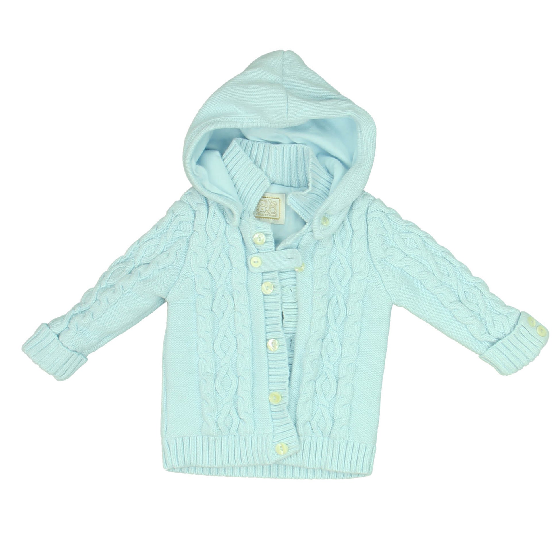 Emile Et Rose Boys Blue Cardigan Size: 6 Months Blue