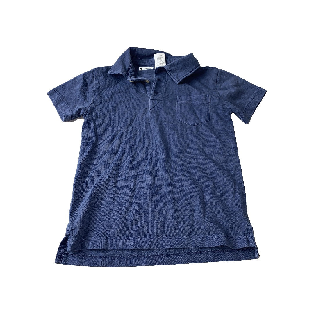 Crew Cuts Boys Blue Polo Shirt Size: 4-5 Years Blue