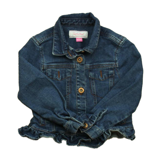 Ruffle Butts Girls Blue Jacket Size: 4T