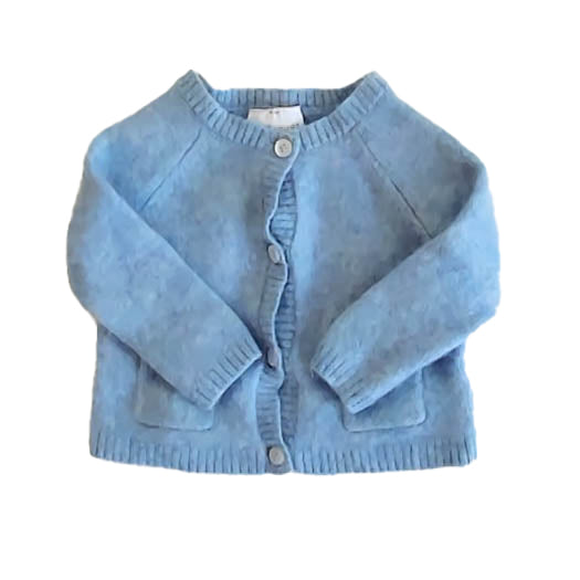 Nordstrom Unisex Blue Cardigan Size: 6 Months Blue