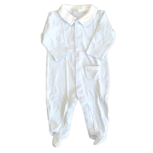 My First Chicco Boys Blue Long Sleeve Outfit Size: 6 Months Blue