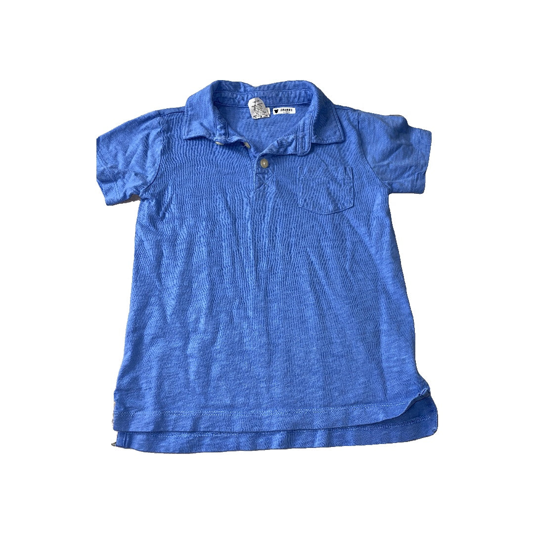 Crew Cuts Boys Blue Polo Shirt Size: 4-5 Years Blue